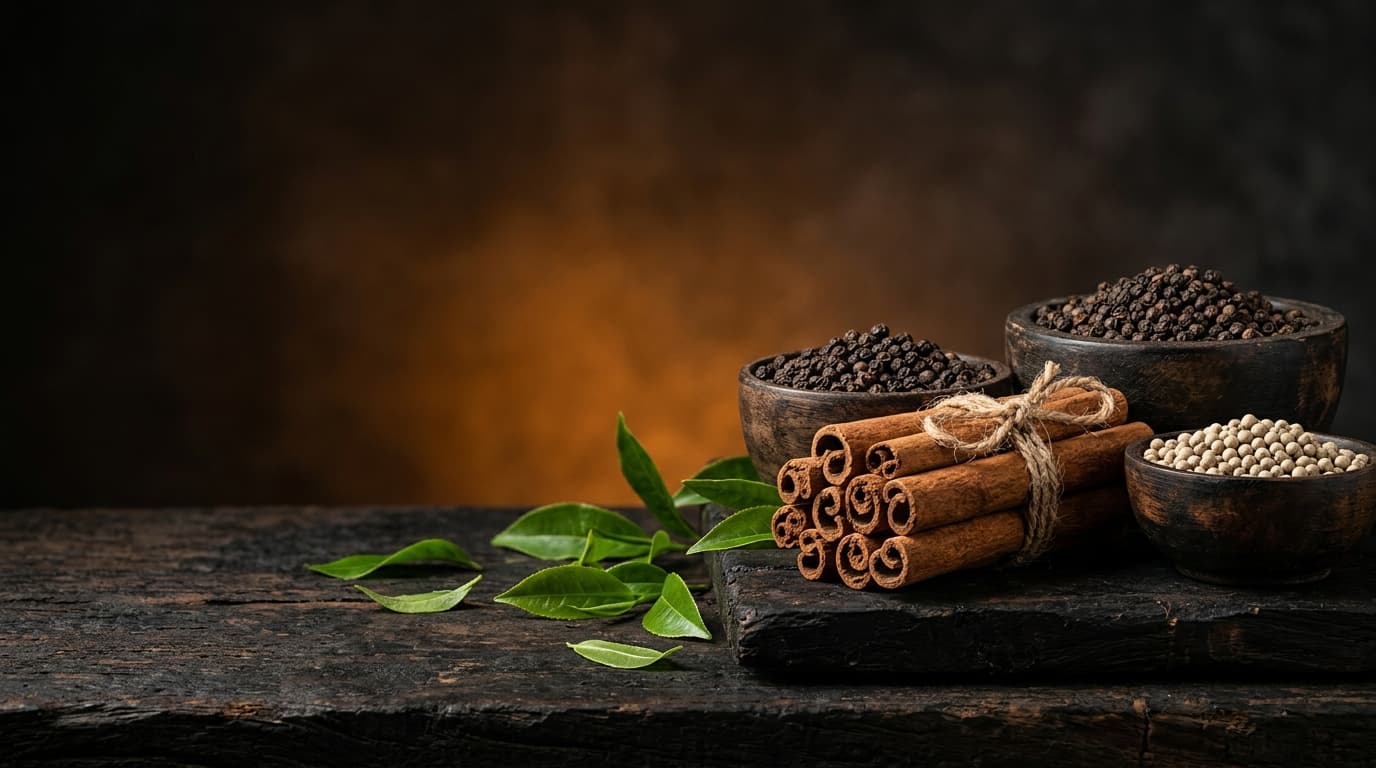 Ceylon Spices Background